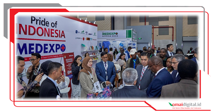 Produk Unggulan OMAI dan Alat Kesehatan Tampil di Ajang Internasional MEDEXPO Africa 2025
